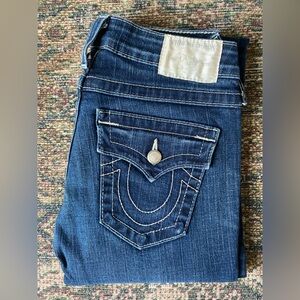 Vintage True Religion Julie Rhinestone Skinny Jeans